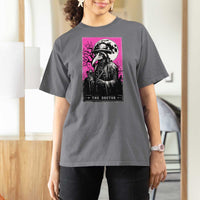 Plague Doctor Tarot Card T Shirt For Women Mysterious Horror Death Occult Satanic - Wonder Print Shop