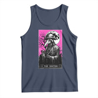 Plague Doctor Tarot Card Tank Top Mysterious Horror Death Occult Satanic - Wonder Print Shop