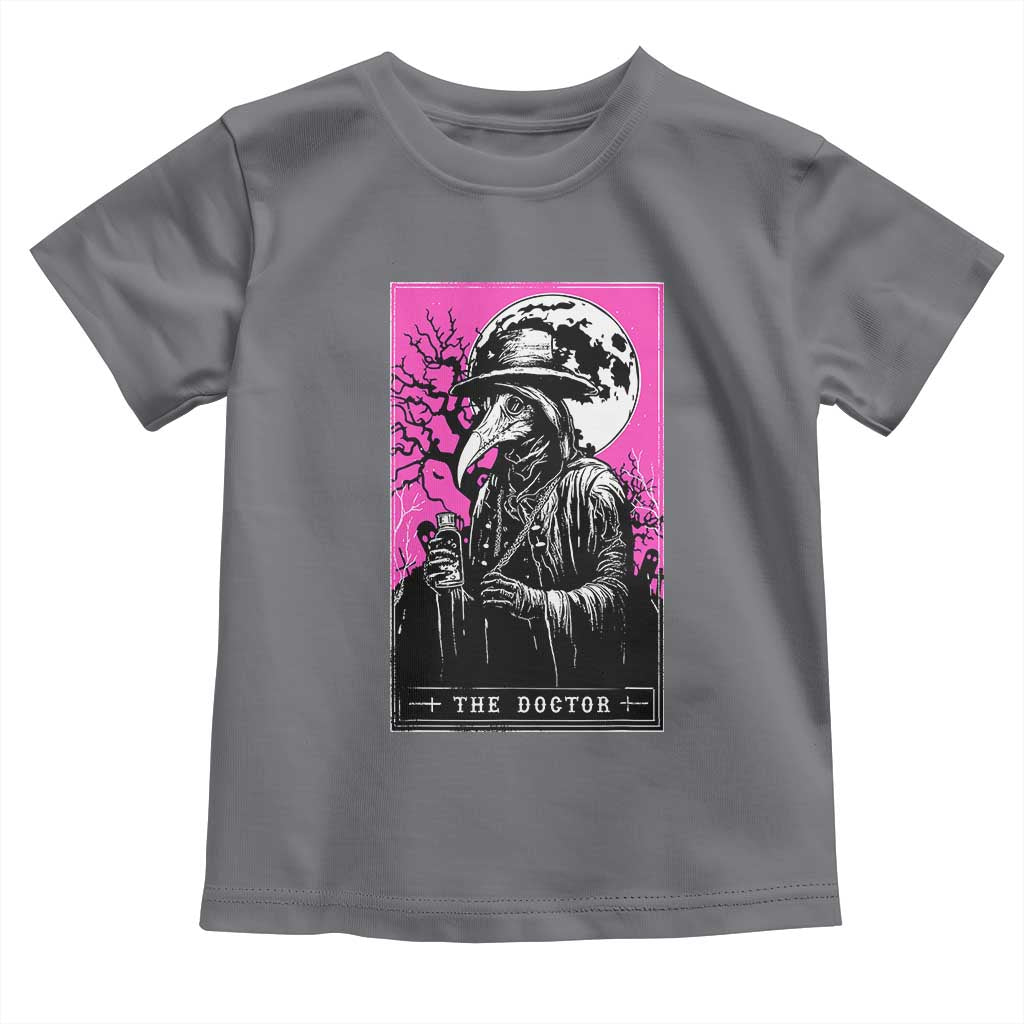 Plague Doctor Tarot Card Toddler T Shirt Mysterious Horror Death Occult Satanic - Wonder Print Shop
