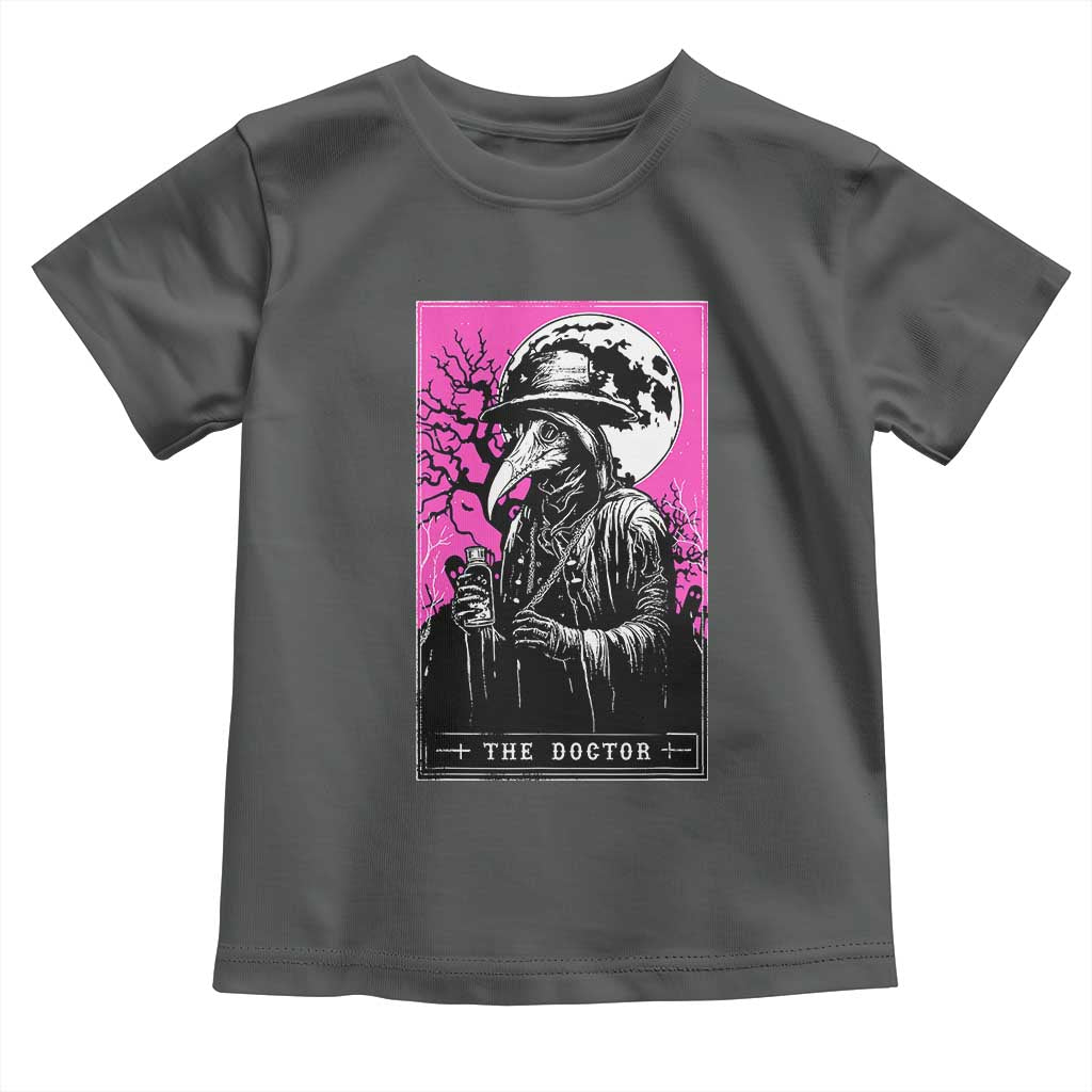 Plague Doctor Tarot Card Toddler T Shirt Mysterious Horror Death Occult Satanic - Wonder Print Shop