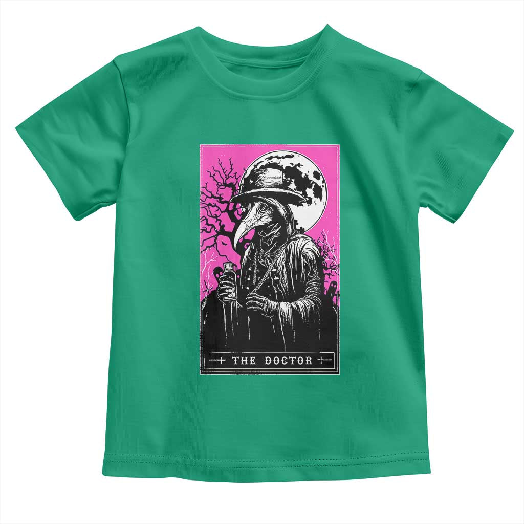 Plague Doctor Tarot Card Toddler T Shirt Mysterious Horror Death Occult Satanic - Wonder Print Shop