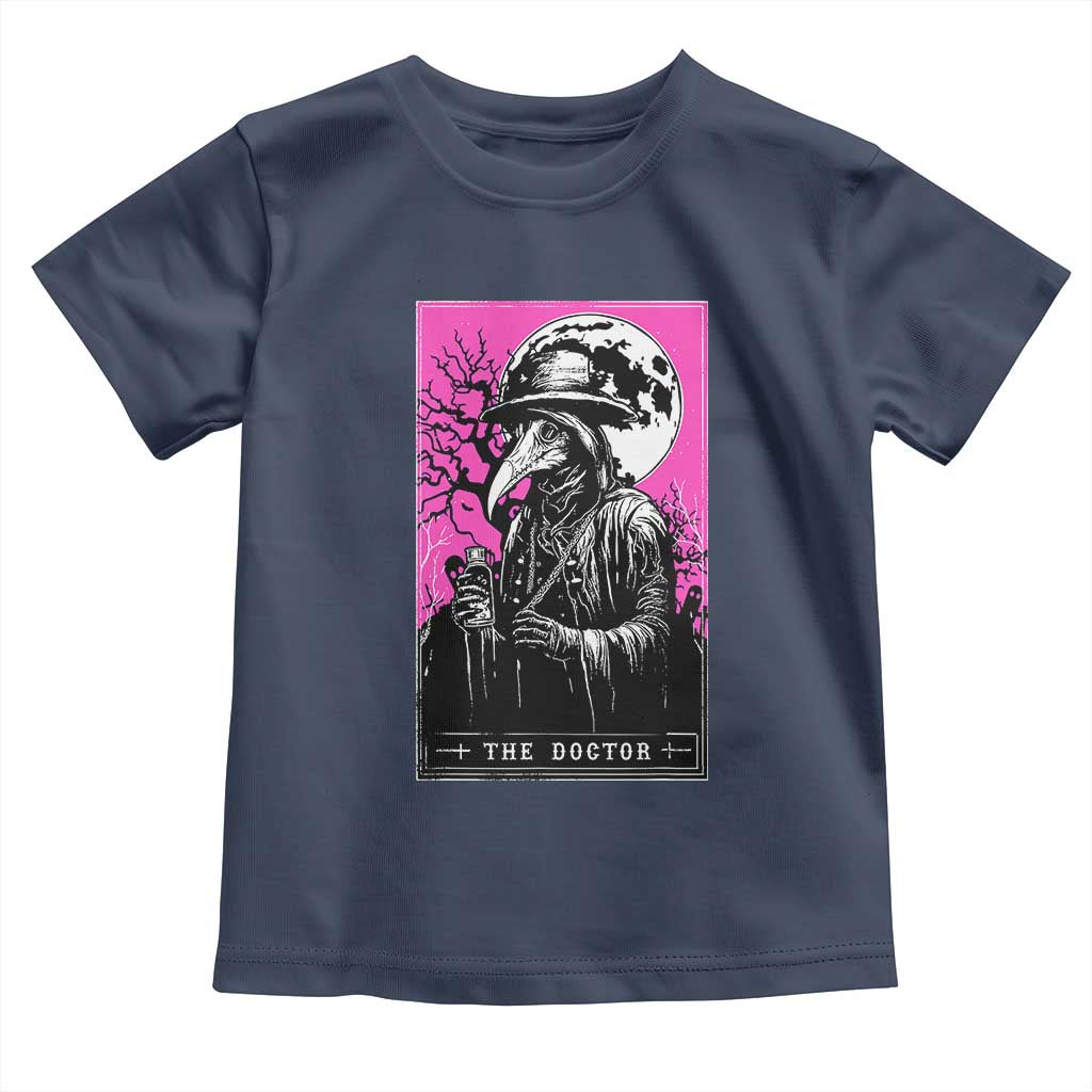 Plague Doctor Tarot Card Toddler T Shirt Mysterious Horror Death Occult Satanic - Wonder Print Shop