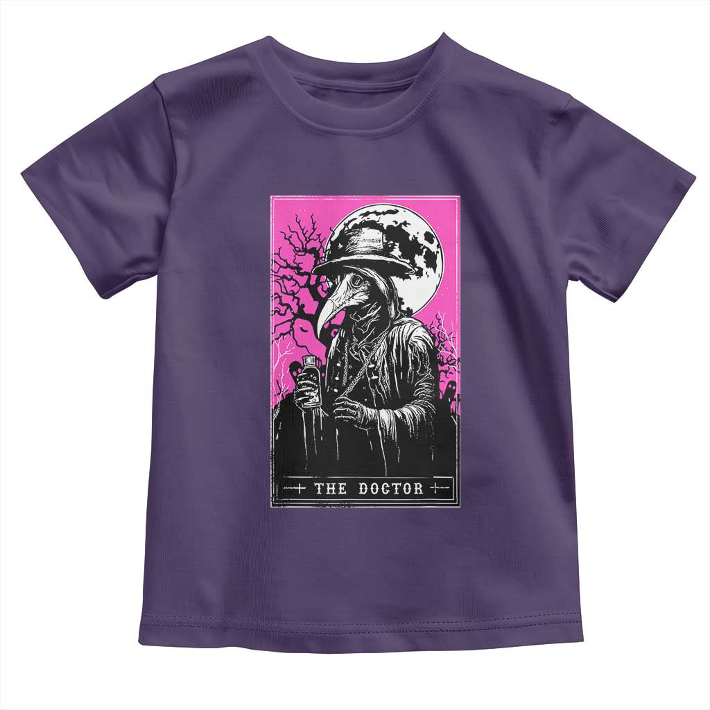 Plague Doctor Tarot Card Toddler T Shirt Mysterious Horror Death Occult Satanic - Wonder Print Shop