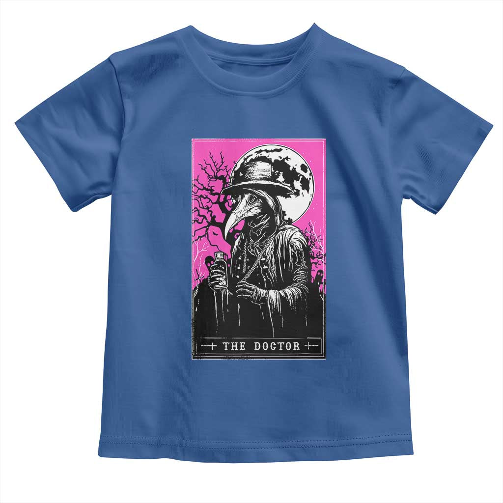 Plague Doctor Tarot Card Toddler T Shirt Mysterious Horror Death Occult Satanic - Wonder Print Shop