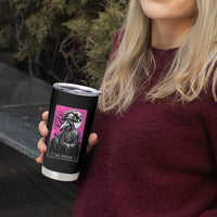 Plague Doctor Tarot Card Tumbler Cup Mysterious Horror Death Occult Satanic - Wonder Print Shop