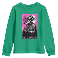 Plague Doctor Tarot Card Youth Sweatshirt Mysterious Horror Death Occult Satanic - Wonder Print Shop