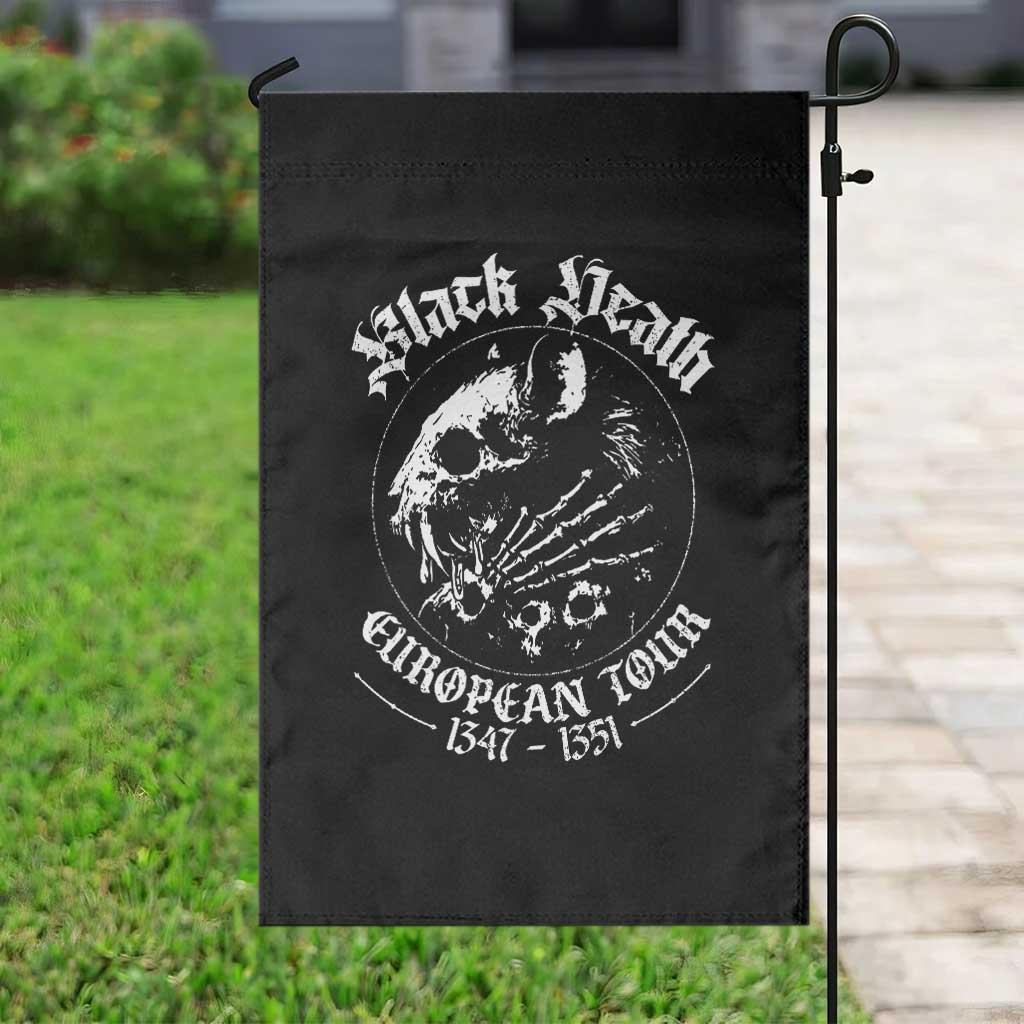 Plague Rat Garden Flag Black Death European Tour Medieval History Goth - Wonder Print Shop