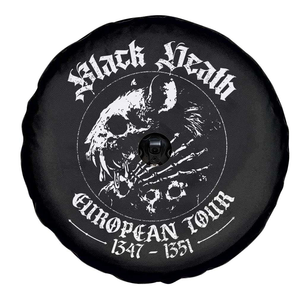 Plague Rat Spare Tire Cover Black Death European Tour Medieval History Goth - Wonder Print Shop