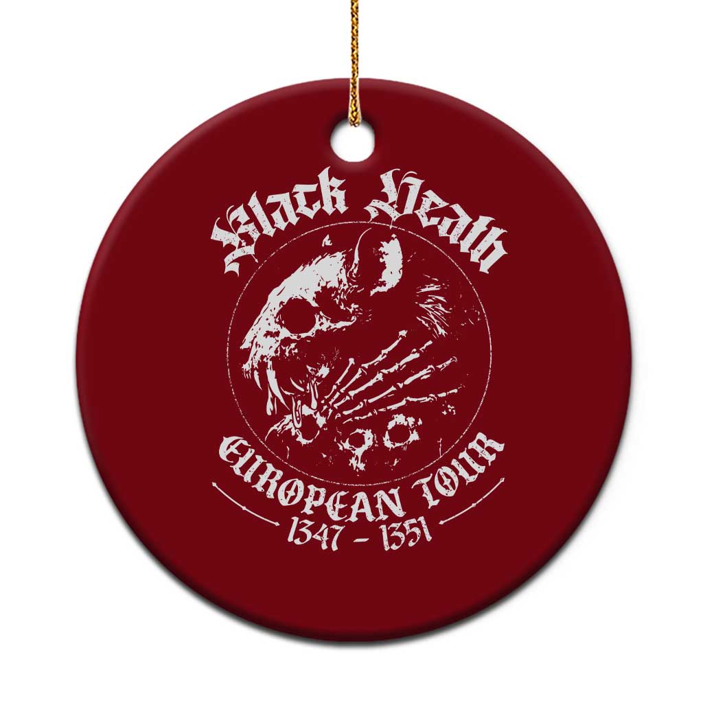 Plague Rat Ceramic Ornament Black Death European Tour Medieval History Goth - Wonder Print Shop
