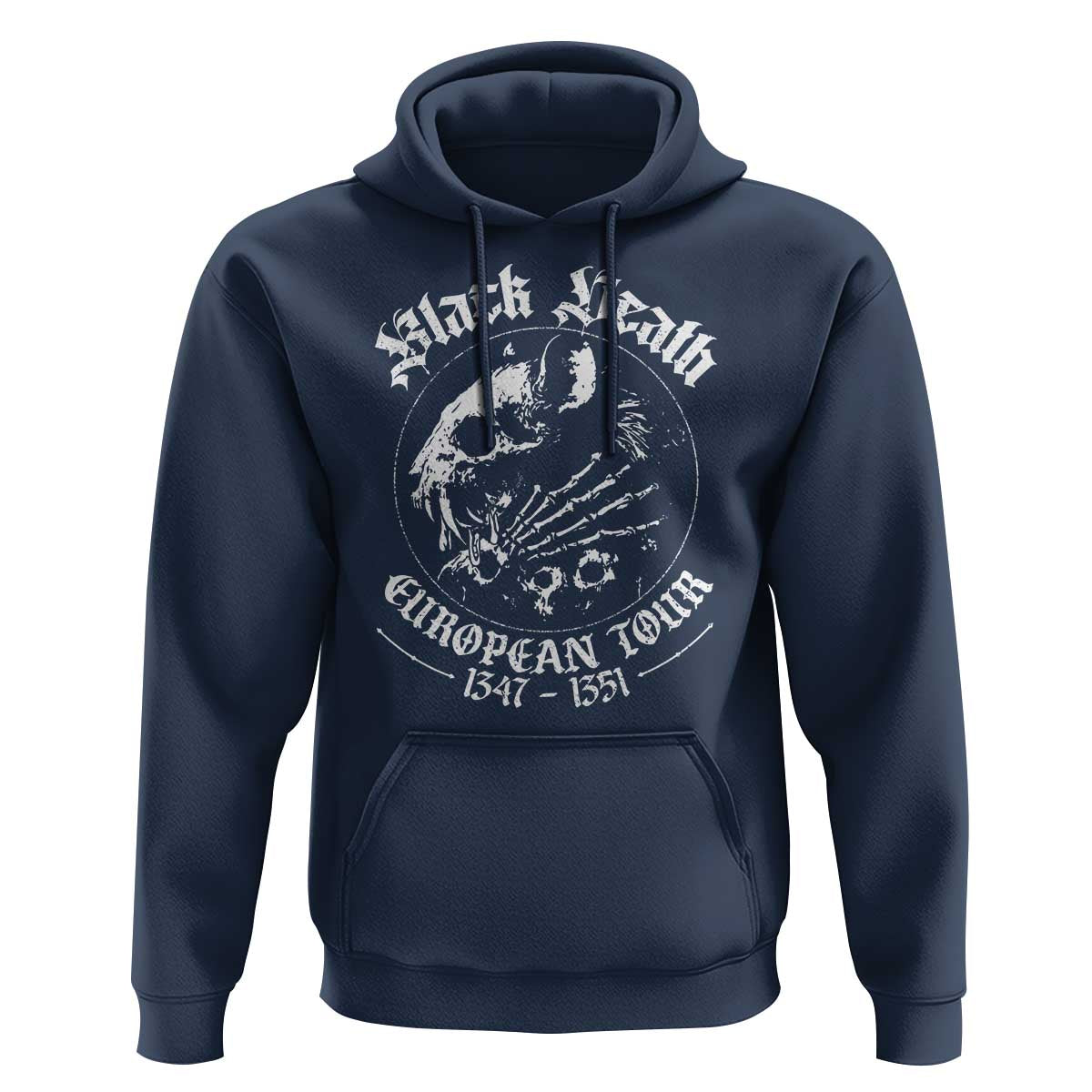 Plague Rat Hoodie Black Death European Tour Medieval History Goth - Wonder Print Shop