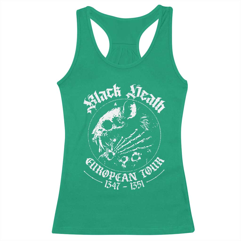 Plague Rat Racerback Tank Top Black Death European Tour Medieval History Goth - Wonder Print Shop