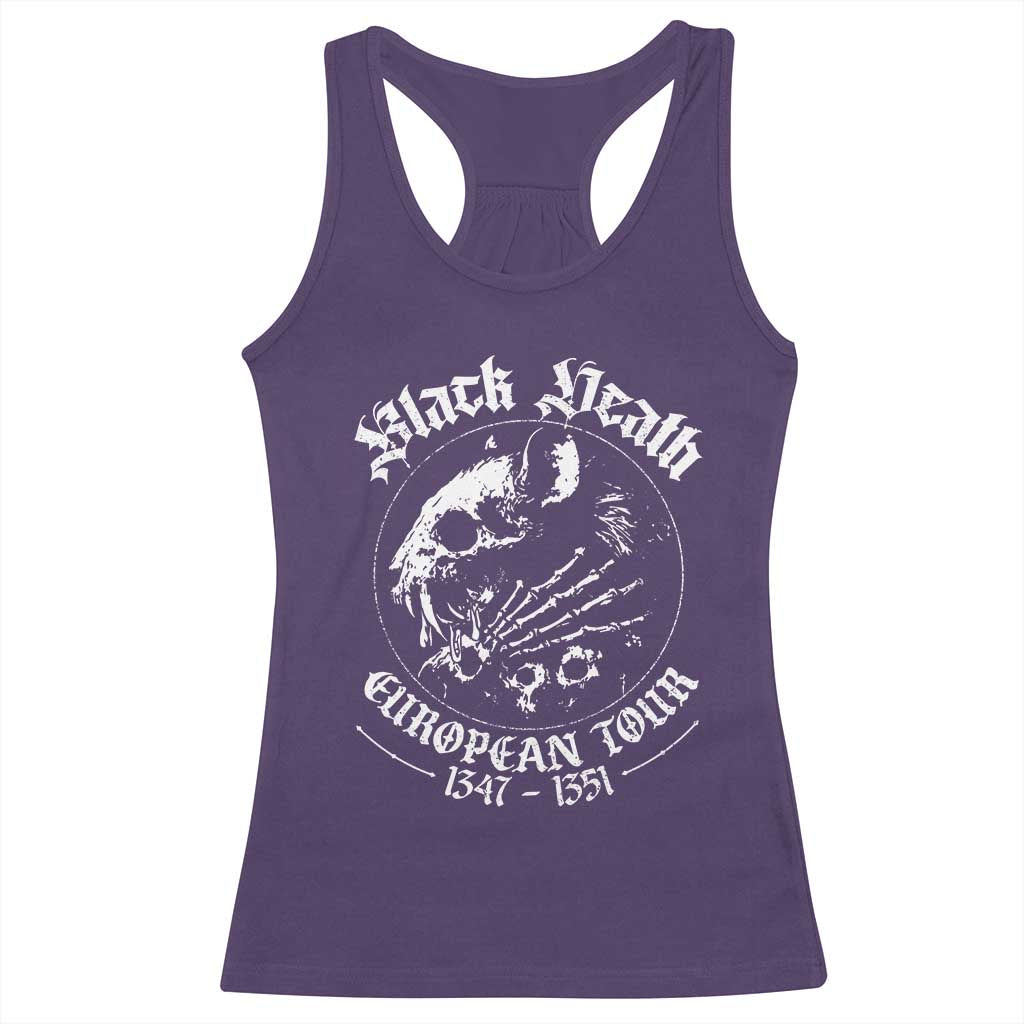 Plague Rat Racerback Tank Top Black Death European Tour Medieval History Goth - Wonder Print Shop