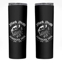 Plague Rat Skinny Tumbler Black Death European Tour Medieval History Goth - Wonder Print Shop