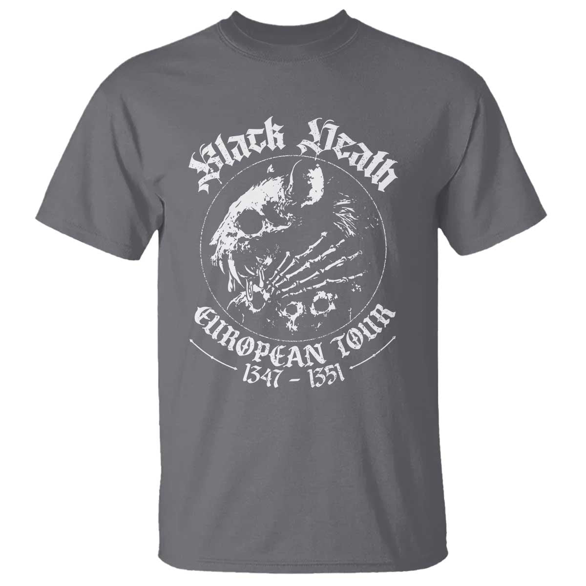 Plague Rat T Shirt Black Death European Tour Medieval History Goth - Wonder Print Shop