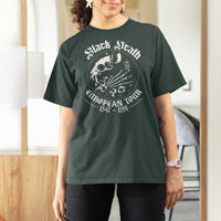 Plague Rat T Shirt For Women Black Death European Tour Medieval History Goth - Wonder Print Shop