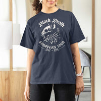 Plague Rat T Shirt For Women Black Death European Tour Medieval History Goth - Wonder Print Shop