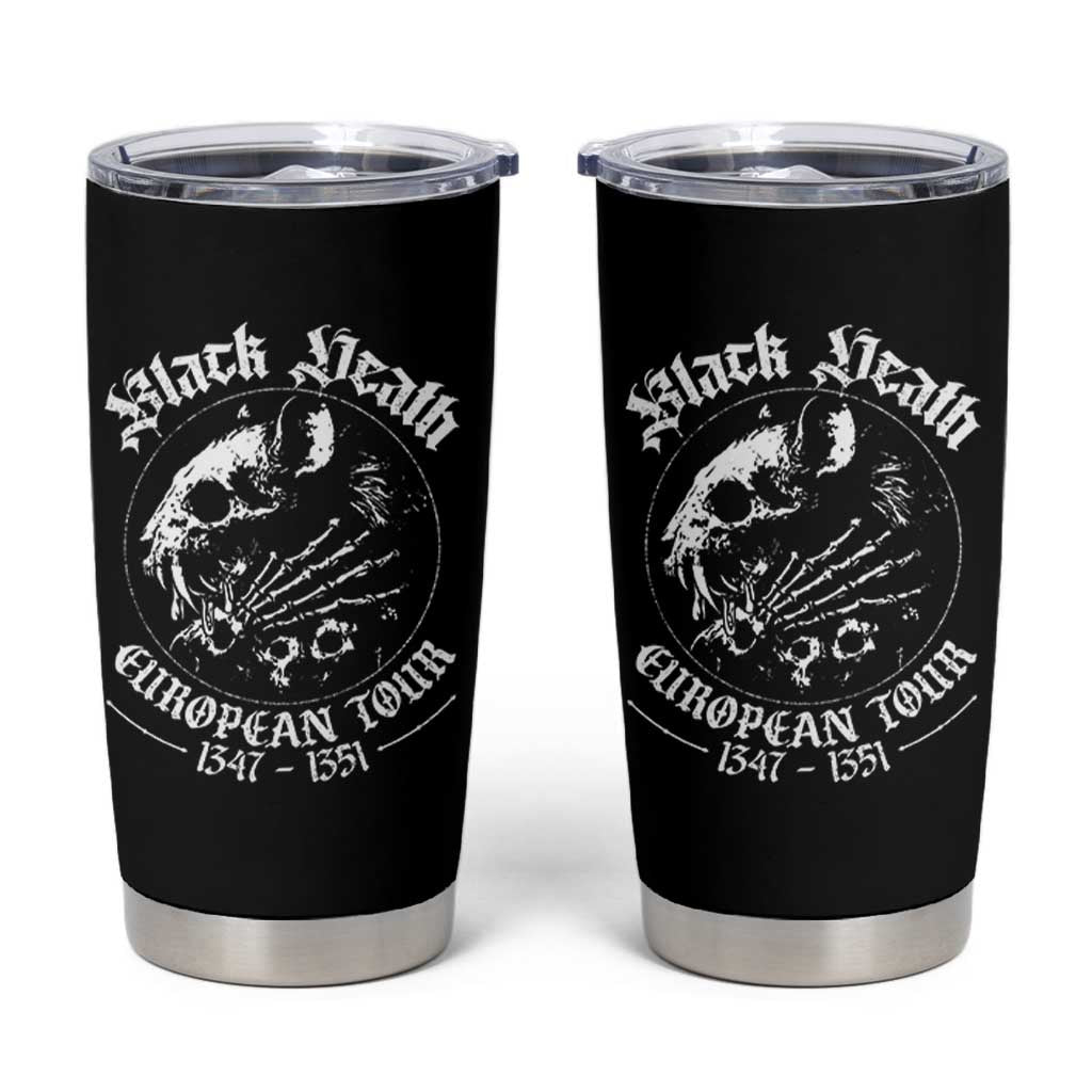 Plague Rat Tumbler Cup Black Death European Tour Medieval History Goth - Wonder Print Shop