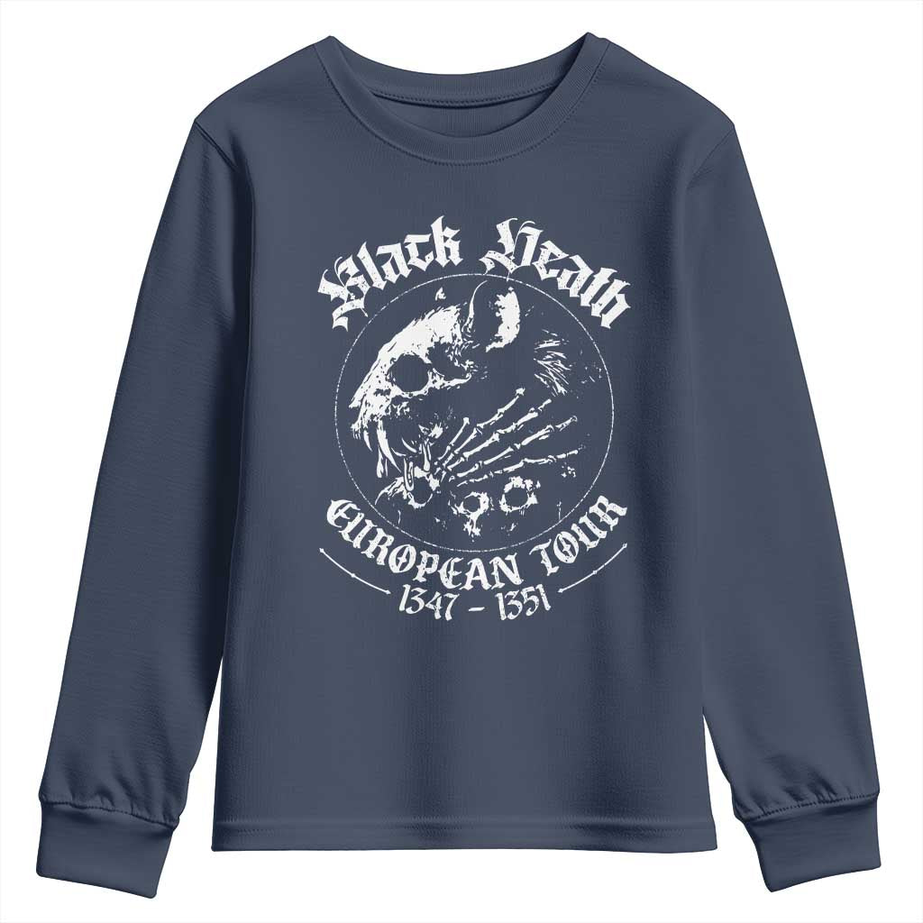Plague Rat Youth Sweatshirt Black Death European Tour Medieval History Goth - Wonder Print Shop
