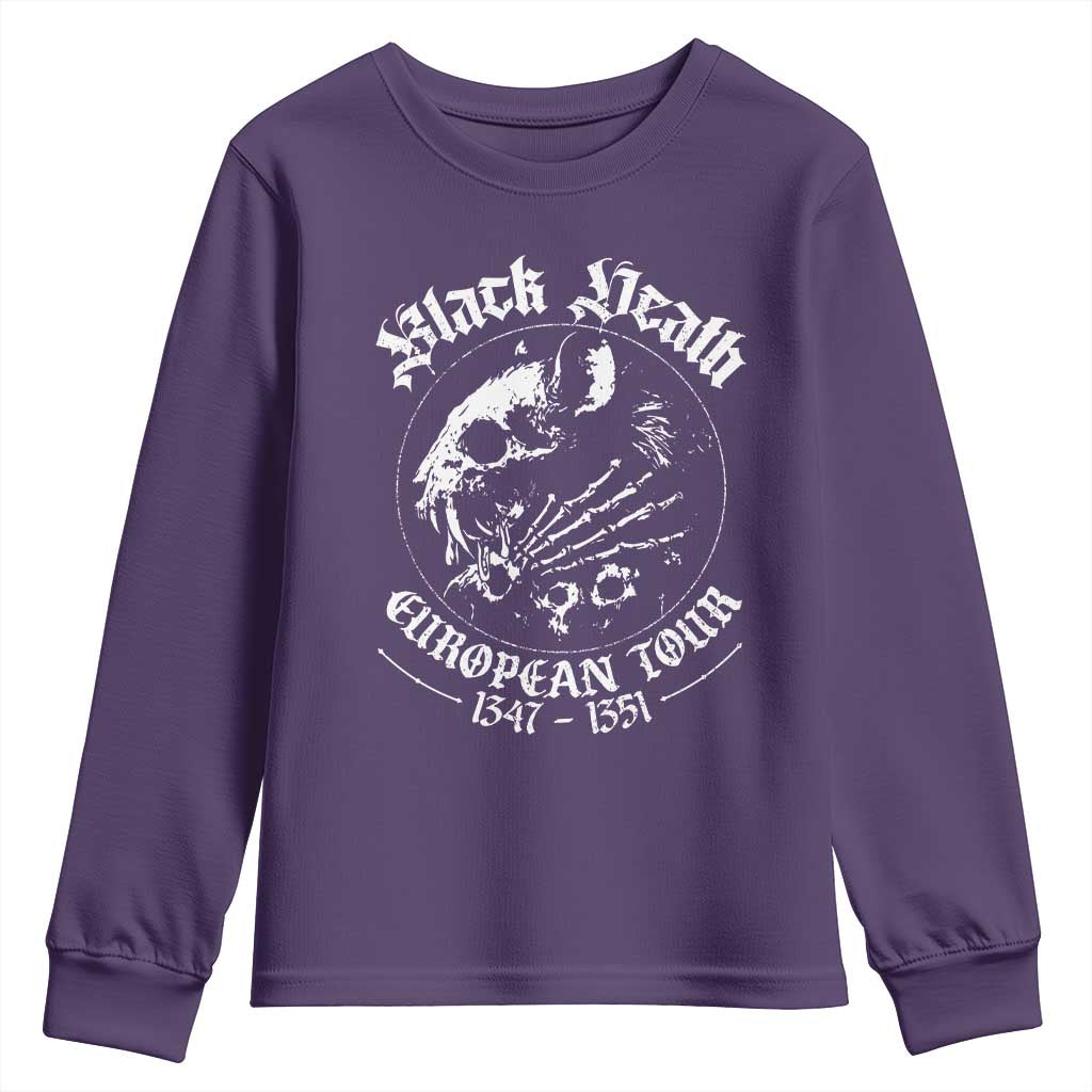 Plague Rat Youth Sweatshirt Black Death European Tour Medieval History Goth - Wonder Print Shop