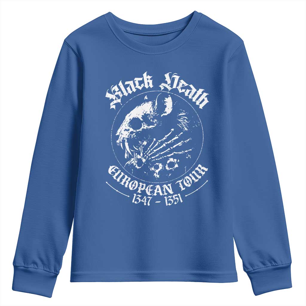 Plague Rat Youth Sweatshirt Black Death European Tour Medieval History Goth - Wonder Print Shop