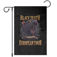 Black Death European Tour Garden Flag Plague Rat Medieval History Alternative Art - Wonder Print Shop