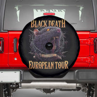 Black Death European Tour Spare Tire Cover Plague Rat Medieval History Alternative Art - Wonder Print Shop