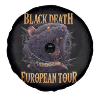 Black Death European Tour Spare Tire Cover Plague Rat Medieval History Alternative Art - Wonder Print Shop