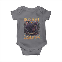 Black Death European Tour Baby Onesie Plague Rat Medieval History Alternative Art - Wonder Print Shop
