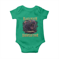 Black Death European Tour Baby Onesie Plague Rat Medieval History Alternative Art - Wonder Print Shop