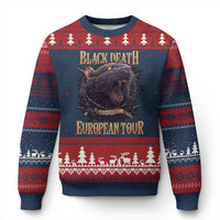 Black Death European Tour Ugly Christmas Sweater Plague Rat Medieval History Alternative Art - Wonder Print Shop