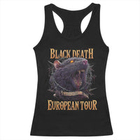 Black Death European Tour Racerback Tank Top Plague Rat Medieval History Alternative Art - Wonder Print Shop