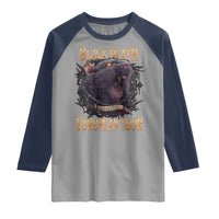Black Death European Tour Raglan Shirt Plague Rat Medieval History Alternative Art - Wonder Print Shop