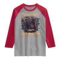 Black Death European Tour Raglan Shirt Plague Rat Medieval History Alternative Art - Wonder Print Shop