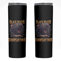Black Death European Tour Skinny Tumbler Plague Rat Medieval History Alternative Art - Wonder Print Shop