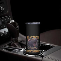 Black Death European Tour Skinny Tumbler Plague Rat Medieval History Alternative Art - Wonder Print Shop