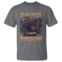 Black Death European Tour T Shirt Plague Rat Medieval History Alternative Art - Wonder Print Shop