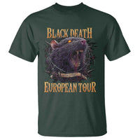Black Death European Tour T Shirt Plague Rat Medieval History Alternative Art - Wonder Print Shop