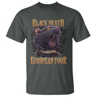 Black Death European Tour T Shirt Plague Rat Medieval History Alternative Art - Wonder Print Shop