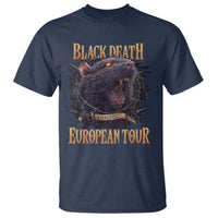 Black Death European Tour T Shirt Plague Rat Medieval History Alternative Art - Wonder Print Shop