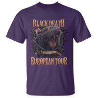 Black Death European Tour T Shirt Plague Rat Medieval History Alternative Art - Wonder Print Shop