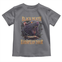 Black Death European Tour Toddler T Shirt Plague Rat Medieval History Alternative Art - Wonder Print Shop