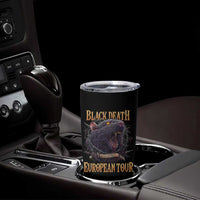 Black Death European Tour Tumbler Cup Plague Rat Medieval History Alternative Art - Wonder Print Shop