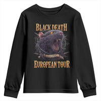 Black Death European Tour Youth Sweatshirt Plague Rat Medieval History Alternative Art - Wonder Print Shop