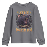 Black Death European Tour Youth Sweatshirt Plague Rat Medieval History Alternative Art - Wonder Print Shop