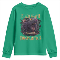 Black Death European Tour Youth Sweatshirt Plague Rat Medieval History Alternative Art - Wonder Print Shop
