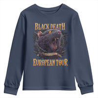 Black Death European Tour Youth Sweatshirt Plague Rat Medieval History Alternative Art - Wonder Print Shop