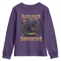 Black Death European Tour Youth Sweatshirt Plague Rat Medieval History Alternative Art - Wonder Print Shop
