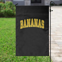 Funny Retro Bananas Garden Flag Vintage Banana Gifts Yellow Varsity - Wonder Print Shop