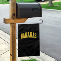 Funny Retro Bananas Garden Flag Vintage Banana Gifts Yellow Varsity - Wonder Print Shop