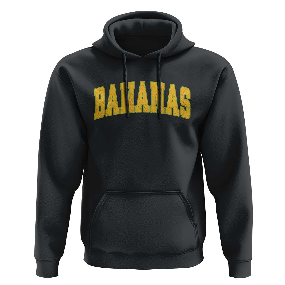 Funny Retro Bananas Hoodie Vintage Banana Gifts Yellow Varsity - Wonder Print Shop
